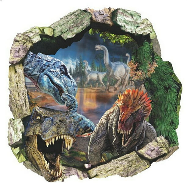 3D Crack Dinosaurs Kids Room Decor PVC Wall Sticker Decals Mural Wallpaper 3D Crack Dinosaurs Kids Room Decor PVC Wall Sticker Decals Mural Wallpaper